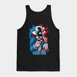 The Skull of Uncle Sam Tank Top